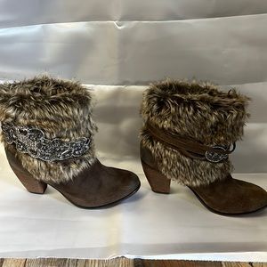 Naughty monkey booties size 10
